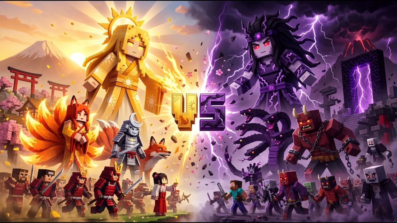 Война двух реальностей: свет и тьма в Minecraft