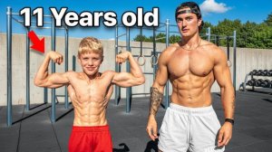 Тренируюсь с самыми сильными детьми.