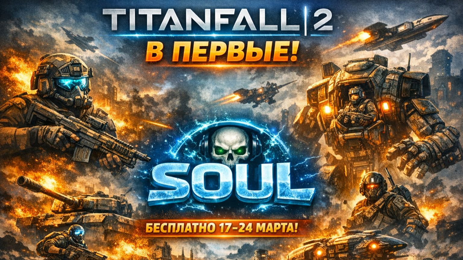 TITANFALL 2: В ПЕРВЫЕ! 🔥 Легендарный шутер на RTX 4070 | Чат + Микро 🎙️🤖