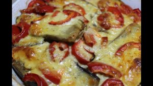 Запеканка с баклажанами. Простой рецепт на обед или ужин.