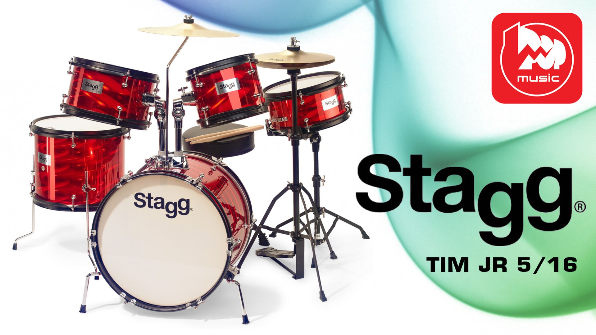 Детская барабанная установка STAGG TIM JR 5/16. Играем на барабанах, устраиваем рок-концерт