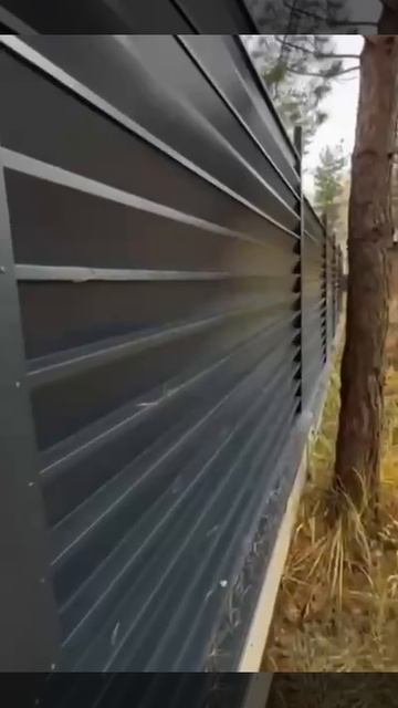 Жалюзийный забор из панелей ZL