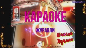 Журавли. Шансон. КАРАОКЕ