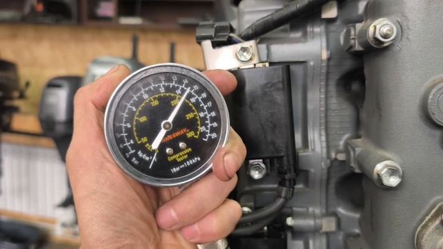 Арт 1548 За мер компрессии лодочного мотора Suzuki DF70 смотреть онлайн