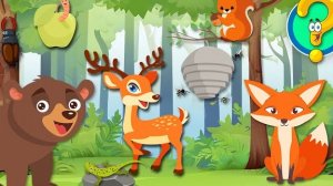 Чей это домик - В лесу - Развивающий мультфильм про животных - Крошка Антошка для детей