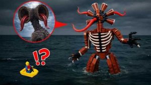 ЛЕГО Я нашел НЕРЕАЛЬНОЕ Глубоководное существо ГОЛОВУ СИРЕНЫ!