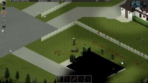 Project zomboid 10 прилетел вертолет и  стало совсем весело!)))