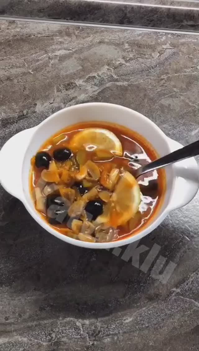 Постная солянка с грибами 😍