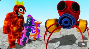 НОВЫЕ РАДУЖНЫЕ ДРУЗЬЯ ПРОТИВ МАСКА POPPY PLAYTIME ХАГГИ ВАГГИ В ГАРРИС МОД, Rainbow friends