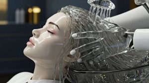 АСМР: ХРУСТАЛЬНЫЙ СПА-САЛОН И ПАРИКМАХЕРСКАЯ, НОВОЕ НЕРЕАЛЬНОЕ ASMR ОТ ИИ РЕАКЦИЯ