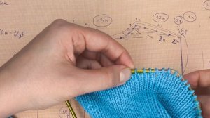 Прототип на миллиметровке. Спинка скос плеча, вырез горловины