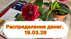 #13 Распределение денег 19.03.2026