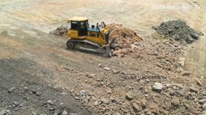 OMG!! Completed Processing Land Filling By Operating Skills Dozer Shantui dh17c2 & Truck Delivery