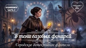 🎧АУДИОКНИГА ПОЛНОСТЬЮ 🌃 В тени газовых фонарей 🕵️ГОРОДСКОЕ ДЕТЕКТИВНОЕ ФЭНТЕЗИ ✨Часть  2️⃣