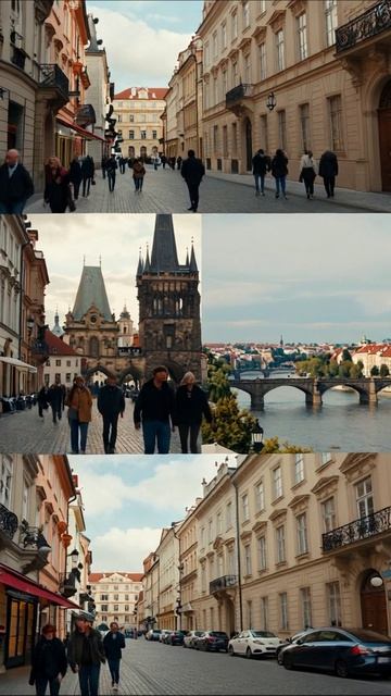 Прогулка по красивым улочкам Праги #Прага #поездка #архитектура