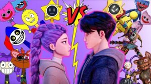 Мой Sprunki OC Poppy Playtime – Оригинал VS Sprunki версия! Битва каверов «Free» РЕАКЦИЯ