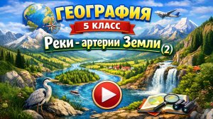 §35 «Реки - артерии Земли»(2), География 5-6 классы, Полярная звезда