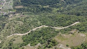 Карачаевск и Шаонинский храм с высоты