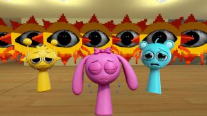 Спрунки 4К Плачущие , Хотят что бы я им Помог