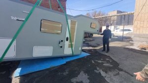 Взвешивание кемпера на 4 метровую Газель.