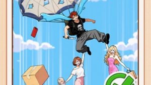 Прохождение игры «Brain Puzzle 3: Crazy Mind» Уровень 23 «парашютный кризис»