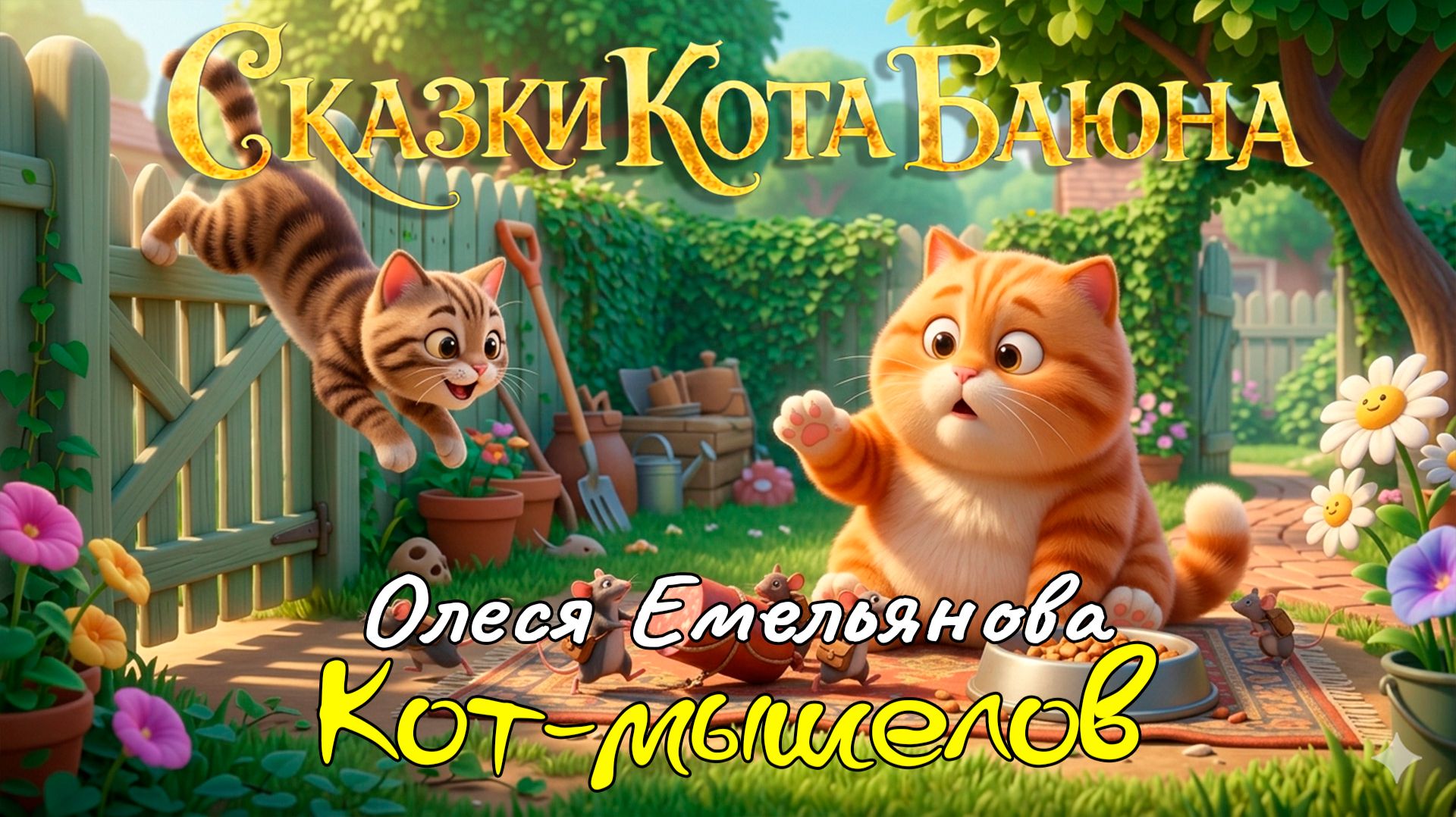 СКАЗКИ КОТА БАЮНА. Олеся Емельянова «Кот-мышелов» #сказки #детям #сказкинаночь
