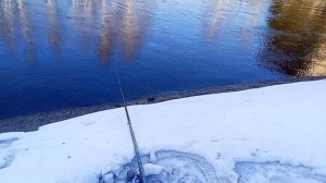 Рефтинское водохранилище.
20 марта .