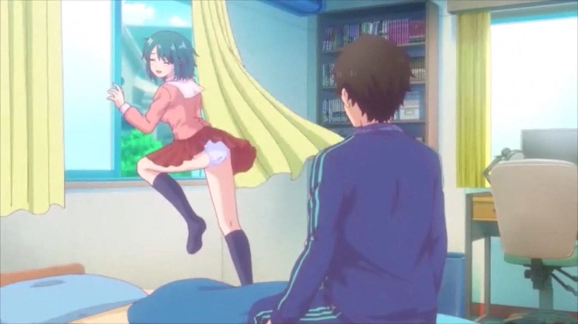 Школьница завалилась к челу и засветила трусики) «Это не романтическая комедия с подругой детства «