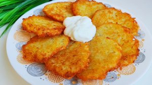 Лучший рецепт хрустящих драников без яиц🥞