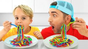 👩🍳🍝 ДЕТИ УЧАТСЯ ГОТОВИТЬ ПАСТУ | Простой рецепт для всей семьи | Для ДЕТЕЙ!