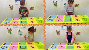 "Повтори узор" - дидактическая игра для детей младшей группы Funny Ant Malahovka