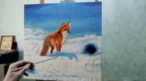 Снова лисичка!У каждого свой дом)