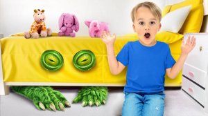 Кто прячется под кроватью - История для детей