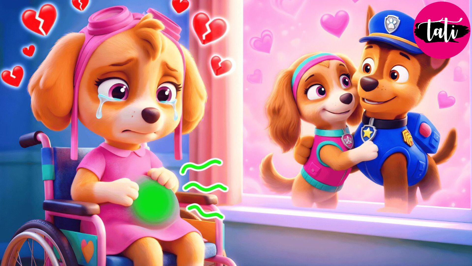 Щенячий патруль и Маршалл. Залипательное видео. Мультфильм для детей и малышей. Анимация 397