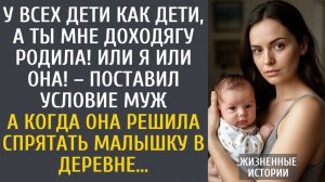 истории из жизни У всех дети как дети, а ты мне доходягу родила! Или я или она! – заявил муж...