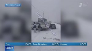 Зима не сдает позиции: мартовский снегопад спровоцировал массовые ДТП в Приморье.