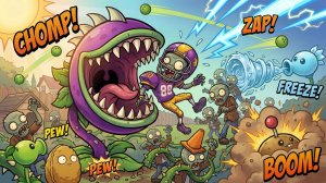 Зомби против растений! Plants vs Zombies ПвЗ PvZ Растения против Зомби