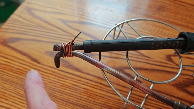 Фен для мелких тонких и работал...Самоделка из гамна и палок...