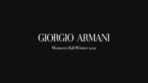 Показ женской коллекции Giorgio Armani осень-зима 2021-2022