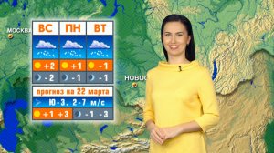 Прогноз погоды на 22 марта в Новосибирске