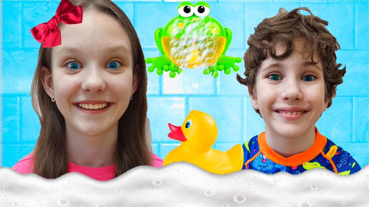 Детская песенка для детей    Весело купаемся с Лизой  Видео для малышей