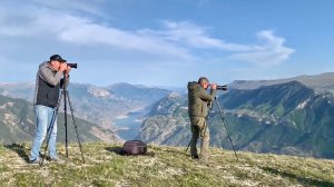 Над с.УНЦУКУЛЬ на плато хребта Гайляр ждем закат с видом на Ирганайское вдхр Дагестан май 2023