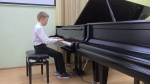 И.С.Бах ,, Менуэт g- moll " из Нотной тетради А.М. Бах