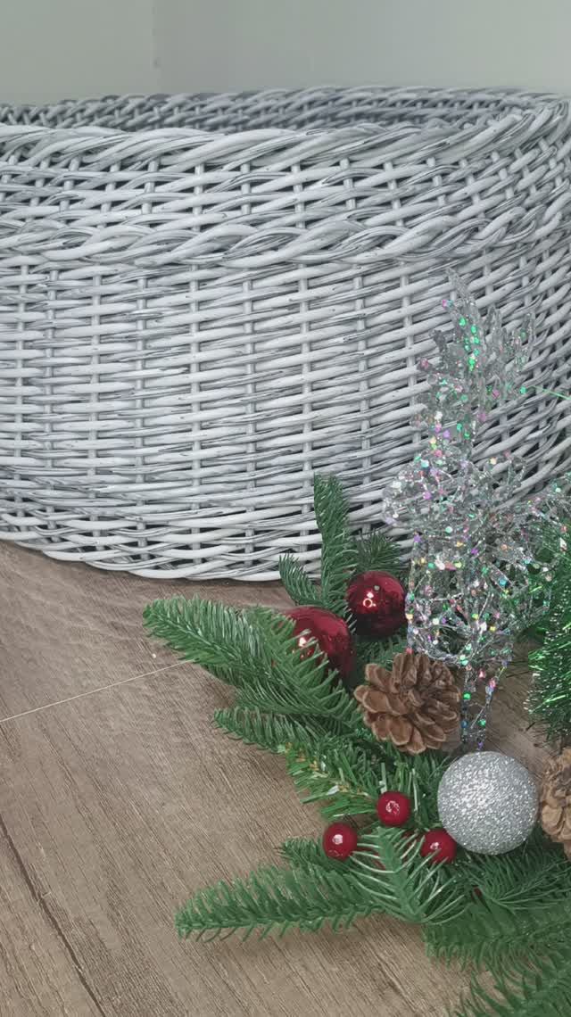 🎄Юбка для елки из искусственного ротанга.🌲