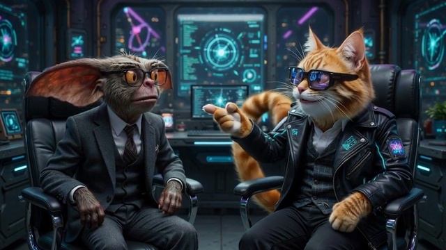 гремлин + кот диалог двух коучей ))