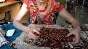 Лоскутный эфир 100. Как сделать цветовой подбор 6 звенной каймы для _Дикой Африки__