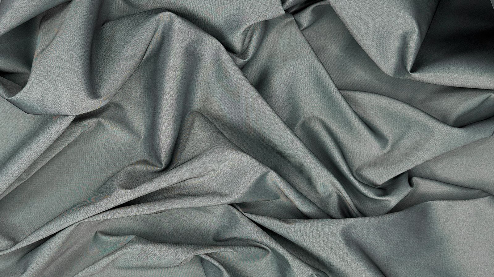 Плащевая ткань Пыльный зеленый с блеском (пропускает воду)