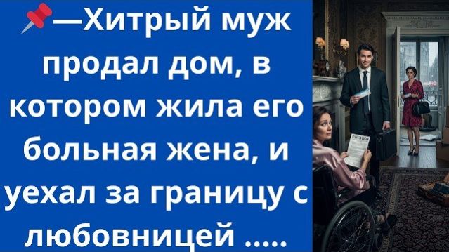 Истории из жизни|Хитрый муж продал дом|Аудио рассказы|Аудиокниги слушать онлайн|Жизненные истории