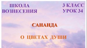 Сананда. О цветах Души  19.03.2026г 3 класс (34 Послание)