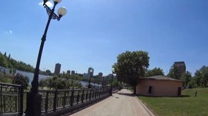 Донецк  Набережная Кальмиуса западная и восточная сторона